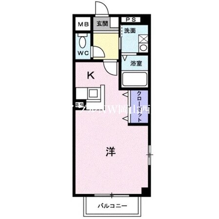 マーベラスＫ１Ｂの物件間取画像